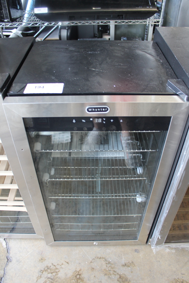 BRAND NEW SCRATCH AND DENT! Whynter BR-1211DS Freestanding 121 Can Beverage Refrigerator Merchandiser with Digital Control. 115 Volts, 1 Phase. Tested and Working! - Image 1 of 3