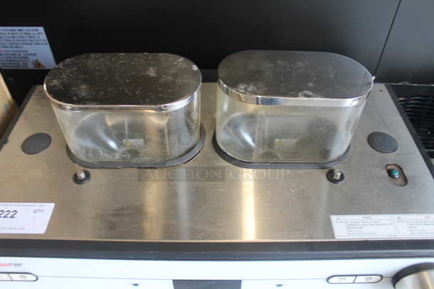 2018 Schaerer Barista Stainless Steel Commercial Countertop 2 Group Espresso Machine w/ 2 Portafilters, 2 Steam Wands and 2 Hoppers. 208 Volts, 1 Phase. - Image 5 of 8