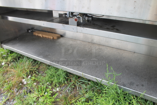 Stainless Steel Commercial Natural Gas Powered Steam Table w/ Under Shelf. - Image 4 of 4