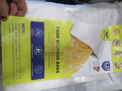NEW 5 Gallon Food Storage Bags. 17X27
