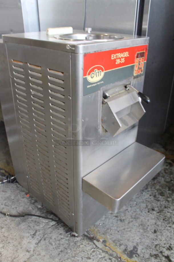 CRM EX28-35A Stainless Steel Commercial Floor Style Air Cooled Batch Freezer on commercial Casters. 220 Volts, 3 Phase. - Image 2 of 6