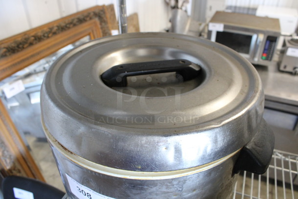 Metal Bin w/ Lid. 15x17x14 - Image 2 of 4