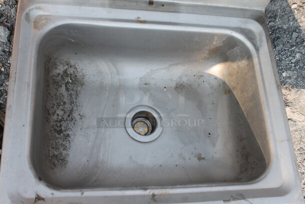 Turbo Air TSS-1-H Commercial Stainless Steel Flush Mount Hand Sink. - Image 6 of 7