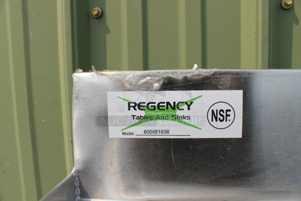 BRAND NEW SCRATCH AND DENT! Regency 600IB1836 Commercial Stainless Steel Underbar Ice Bin.  - Image 3 of 6
