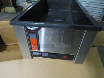 One NEW Vollrath Food Warmer. Model# T43R-TD43R. 120 Volt. 1600 Watt.