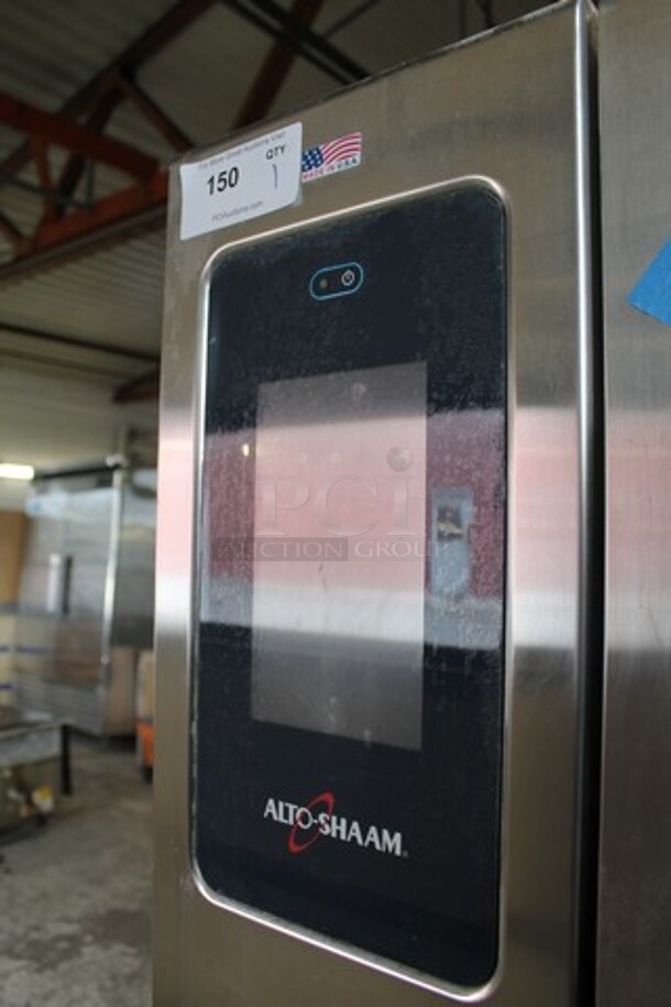 LATE MODEL! Alto Shaam CTP10-10E Stainless Steel Commercial Electric Powered Combitherm Convection Oven on Stainless Steel Equipment Stand. 208-240 Volts, 3 Phase. - Image 6 of 10