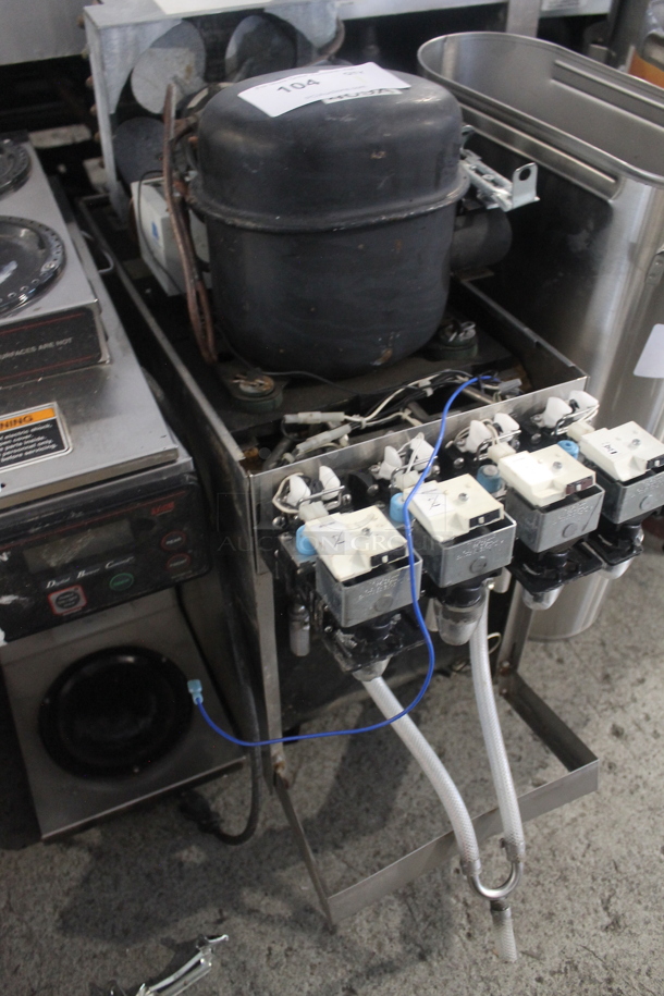 Metal Commercial 4 Flavor Carbonated Beverage Machine. - Image 2 of 4