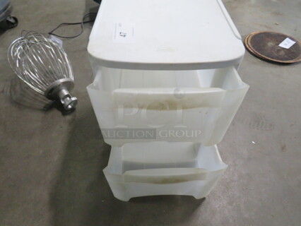 One 2 Drawer Poly Holder.