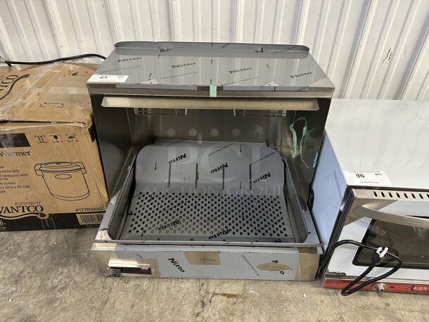 BRAND NEW SCRATCH AND DENT! Hatco GRFHS-26 Stainless Steel Commercial Countertop Electric Powered Portable Fry Holding Station. 120 Volts, 1 Phase. Tested and Working! - Image 2 of 6