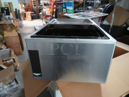 One NEW Vollrath Super Pan System With NEW 1/2 Size Food Storage Container And 1/2 Size Hotel Pan. #91539