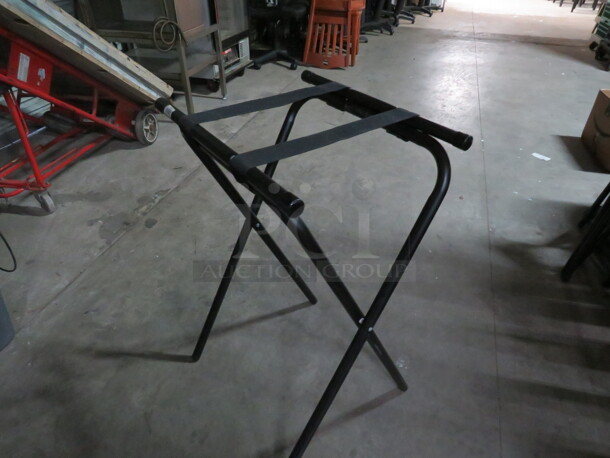 Black Metal Tray Stand. 2XBID