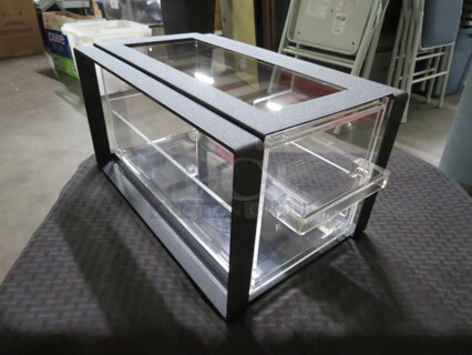 One NEW Vollrath 1/3 Size Bakery Display  Case. #SBB13F-06. 12X12X20