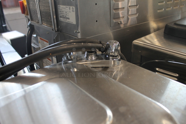 Taylor Y754-33 Commercial Stainless Steel Water Cooled Electric 2 Hopper Soft Serve Ice Cream Machine On Commercial Casters. 208-230 V, 3 Phase. - Image 9 of 9