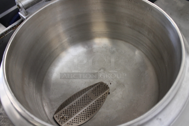 Vulcan Wolf K20GL Stainless Steel Commercial Floor Style Natural Gas Powered 20 Gallon Steam Kettle. 100,000 BTU. - Image 5 of 6