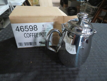 One NEW Vollrath  Stainless Steel Coffee Pot. #46598
