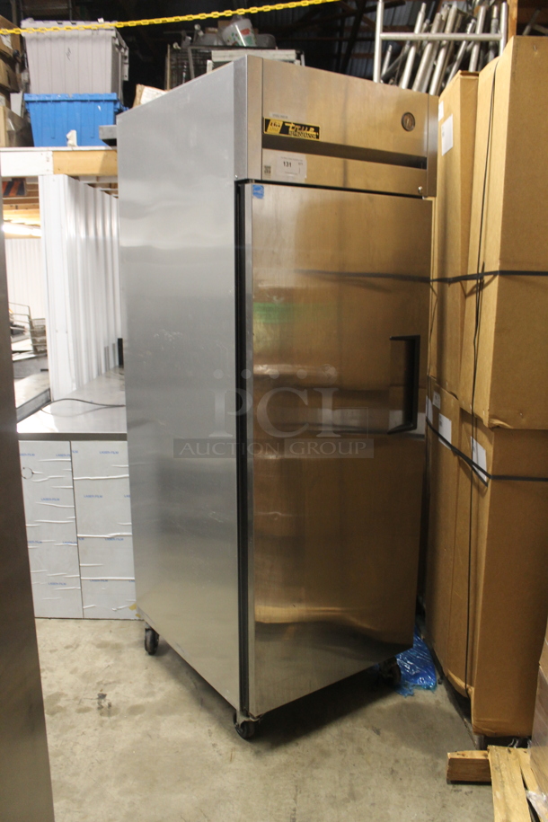 2015 True TG1R-1S Commercial Stainless Steel Single Solid Door Reach-In Cooler With Polycoated Shelves. 115V, 1 Phase. Tested and Working! - Image 2 of 5