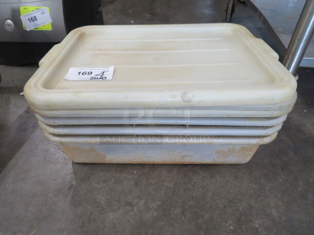 Bussing Tub. 4XBID 2 LIDS!