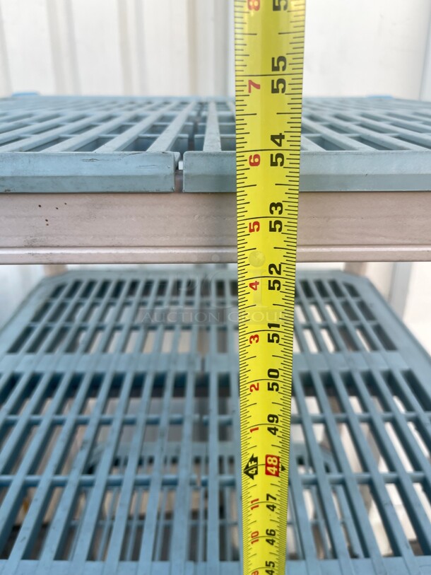 Metro, Antimicrobial MetroMax 4, 4 Tier, Polymer Starter Unit, 24 inch w x 24 inch D x 54 inch H NSF  - Image 7 of 7