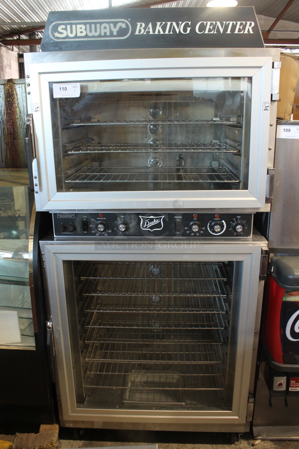 Duke AHPO-6/18 Stainless Steel Commercial Electric Powered Oven Proofer on Commercial Casters. 240 Volts, 3 Phase. - Image 1 of 6