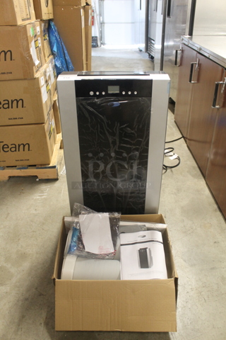 BRAND NEW SCRATCH AND DENT! Whynter ARC-14SH 14,000 BTU Dual Hose Portable Air Conditioner and Portable Heater with Dehumidifier and Fan for Rooms Up to 500 Square Feet Complete with Factory Accessories. 115V. Tested And Working! 