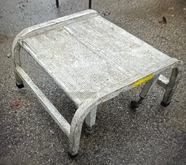 One Aluminum Step Stool. - Image 1 of 1