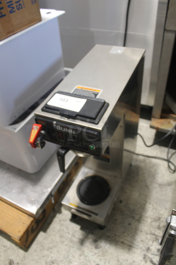 Bunn CWTF15 Commercial Stainless Steel Electric Countertop Single Coffee Brewer. 120V, 1 Phase.  - Image 3 of 5
