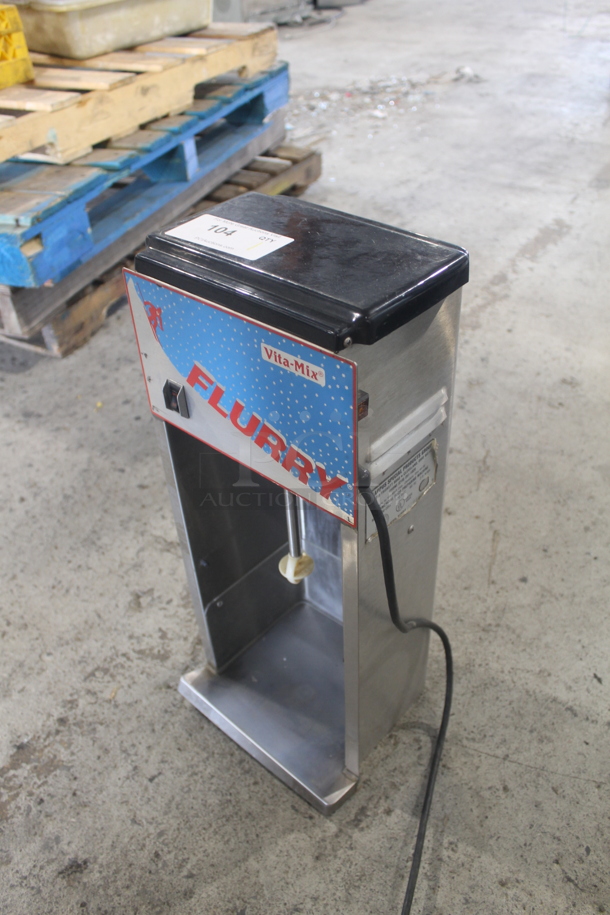 Vita-Mix VM-0800 Commercial Stainless Steel Electric Countertop Single Head Drink Mixer. 115 Volt. Tested and Working!
 - Image 3 of 4