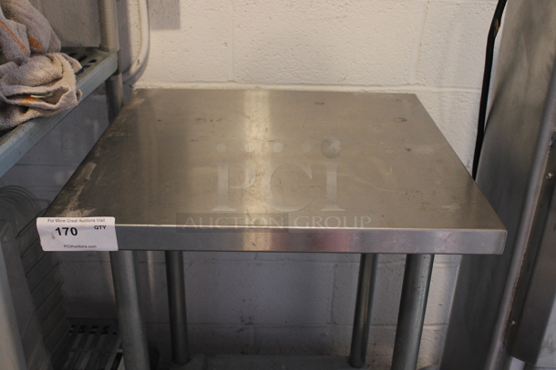 Stainless Steel Commercial Table w/ Under Shelf. - Image 2 of 3