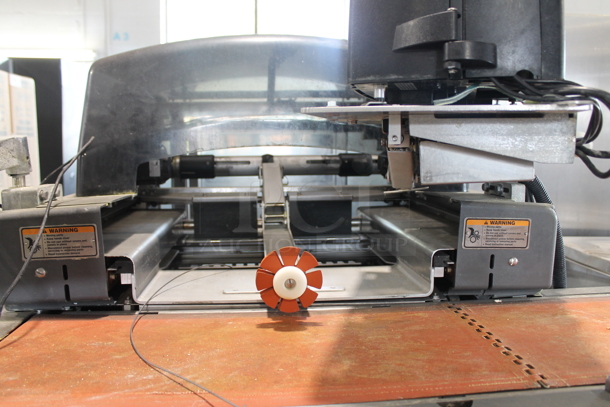 Hobart AWS Stainless Steel Commercial Floor Style Wrapping Station w/ Hobart Model EPCP Touch Screen and Label Printer on Commercial Casters. 120/208-240 Volts, 1 Phase. - Image 4 of 12