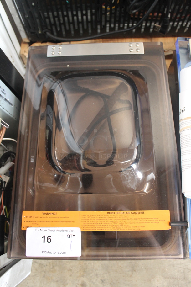 BRAND NEW SCRATCH AND DENT! VacPak-It 186VMC10OP Stainless Steel Commercial Countertop Vacuum Sealer. 110-120 Volts, 1 Phase. Tested and Working! - Image 3 of 7