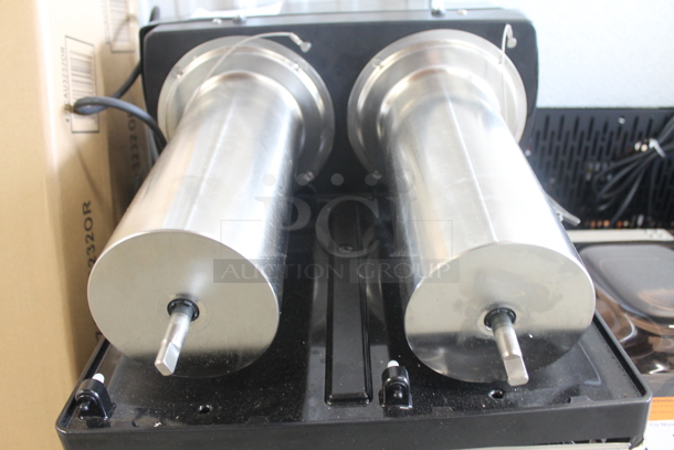 BRAND NEW SCRATCH AND DENT! Bunn 58000.0015 Ultra NX Stainless Steel Commercial Countertop Double 3 Gallon Slushy Machine Base. 120 Volts, 1 Phase. Tested and Working! - Image 4 of 8