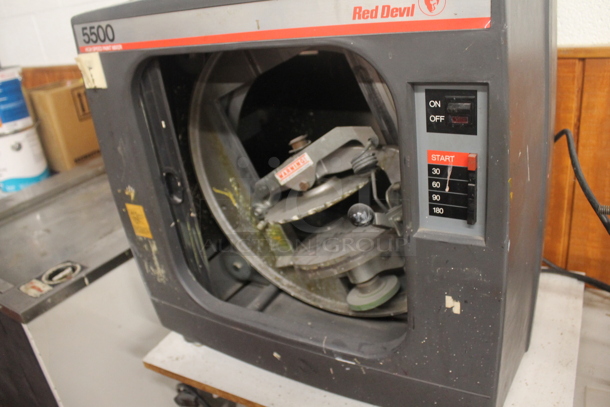 Red Devil 5500-C4 Gray Metal High Speed Paint Mixer and Table. 115 Volts, 1 Phase. - Image 3 of 6