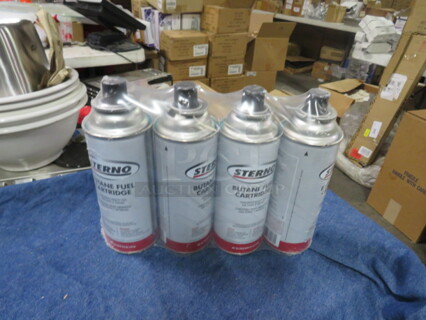 NEW Sterno Butane Fuel Cartridge. 4XBID