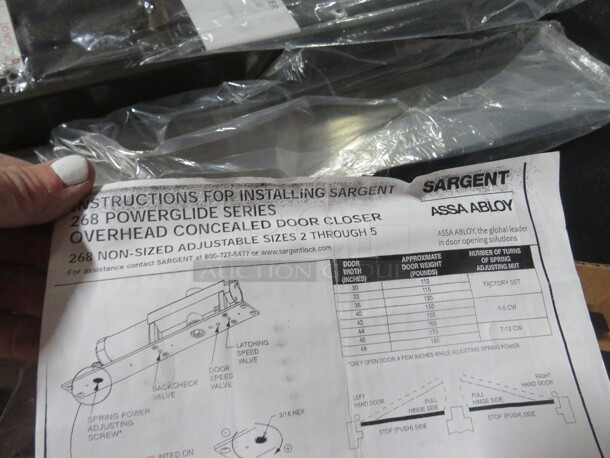 One NEW  Sargent Assa Abloy Door Closer. - Image 2 of 2