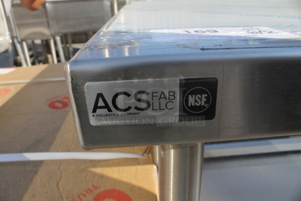 BRAND NEW! Vollrath Commercial Stainless Steel Work Table With Undershelf On Commercial Casters. - Image 4 of 4