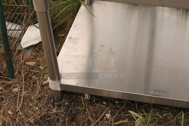 BRAND NEW SCRATCH AND DENT! Stainless Steel Ice Bin w/ Under Shelf. - Image 3 of 3