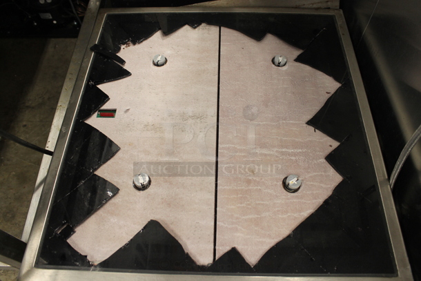 2020 CookTek MC17004-200 Stainless Steel Commercial Countertop Electric Powered 4 Burner Range. 208 Volts. See Pictures For Damaged Rangetop. - Image 5 of 7