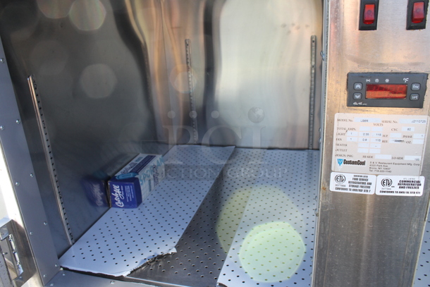 BRAND NEW SCRATCH AND DENT! CustomCool LB6R Stainless Steel Commercial 3 Door Cooler. 115 Volts, 1 Phase. Does Not Come w/ Compressor. - Image 4 of 6