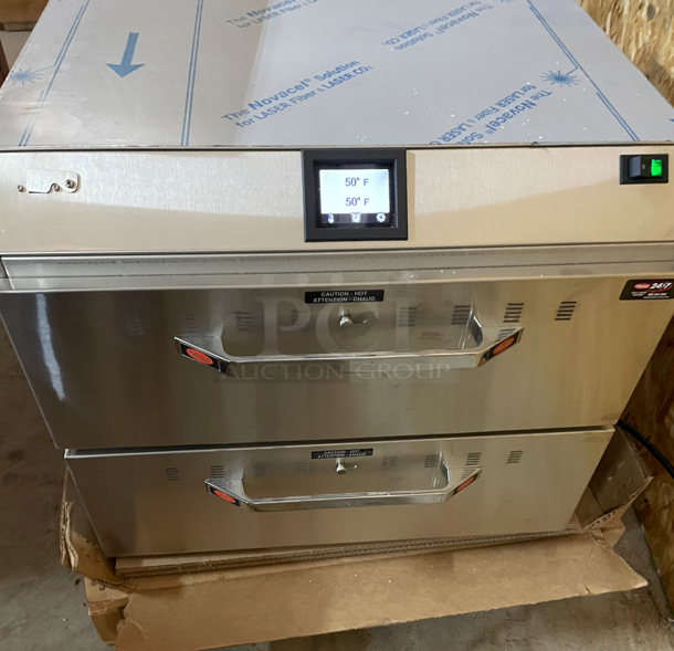 Hatco Freestanding two drawer warmer w touchscreen, 120V new in box - Image 3 of 5