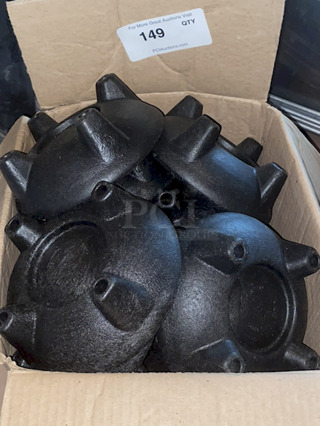 BOX of HS Inc. NHS1005 20 oz. Charcoal Polypropylene Grande Molcajete. 10x Your Bid