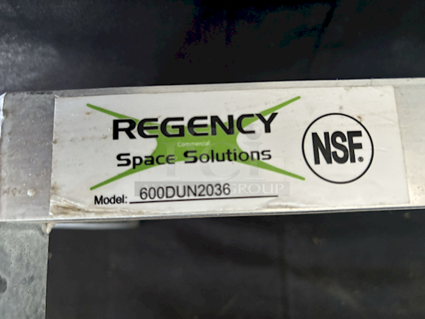 NEW!! Regency 36" x 20" x 12" Aluminum Dunnage Rack - 1630 lb. Capacity - Image 3 of 3
