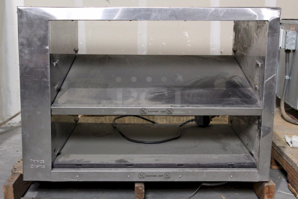 PERFECT! Prince Castle STB36C Heated Landing Shelf. 120-208v/60hz/2300w 36x27x25.

Tested. Turns On.  - Image 1 of 5