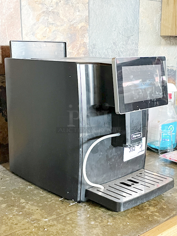 Hi-Presso Super-Automatic Programable Espresso Coffee Machine with Large 7 Inches HD TFT Display for Brewing 11 Different Varieties, Includes: Frother & Grinder. 115v - Image 4 of 4