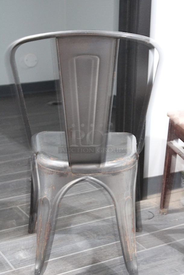FDW Restaurant Dining Chairs, Indoor/Outdoor, Metal, 18 Inch Seat Height. 4x Your Bid - Image 4 of 7