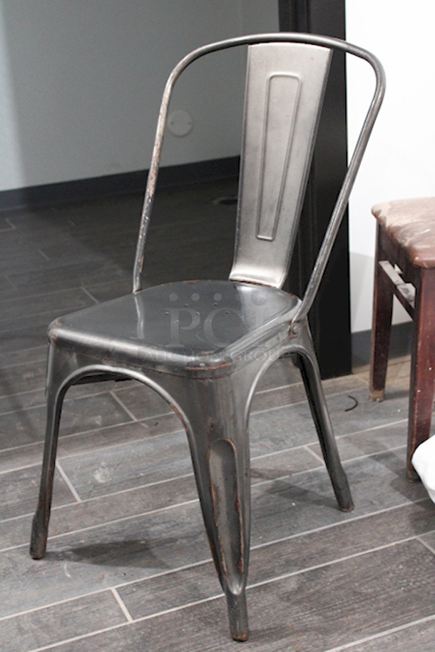 FDW Restaurant Dining Chairs, Indoor/Outdoor, Metal, 18 Inch Seat Height. 4x Your Bid - Image 6 of 8