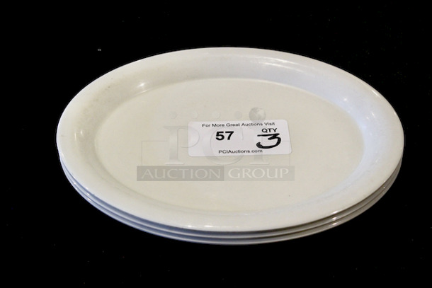 Carlisle Durus N40380 Melamine Oval Platter Tray 13.5 x 10.5 - White Color
3x Your Bid
