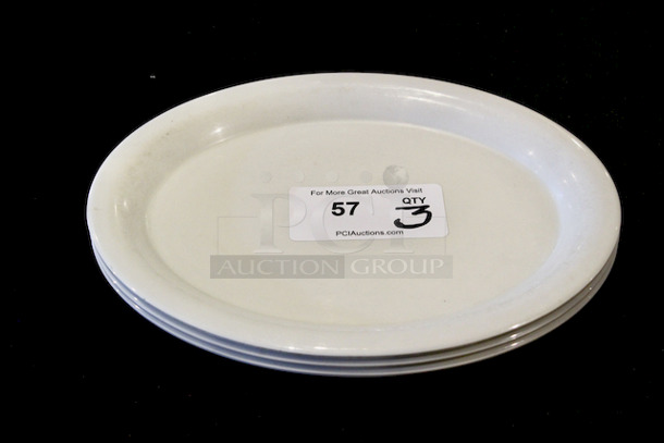 Carlisle Durus N40380 Melamine Oval Platter Tray 13.5 x 10.5 - White Color
3x Your Bid
 - Image 1 of 4