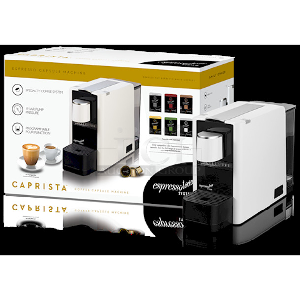 Espressotoria Aprista White Espresso Coffee Pod Machine. 2x Your Bid