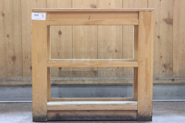 BEAUTIFUL! Wood Merchandisers. 
(1): 33-1/2x13-1/2x33-1/2
(2): 17-1/2x13x33-1/2
3x Your Bid - Image 11 of 12