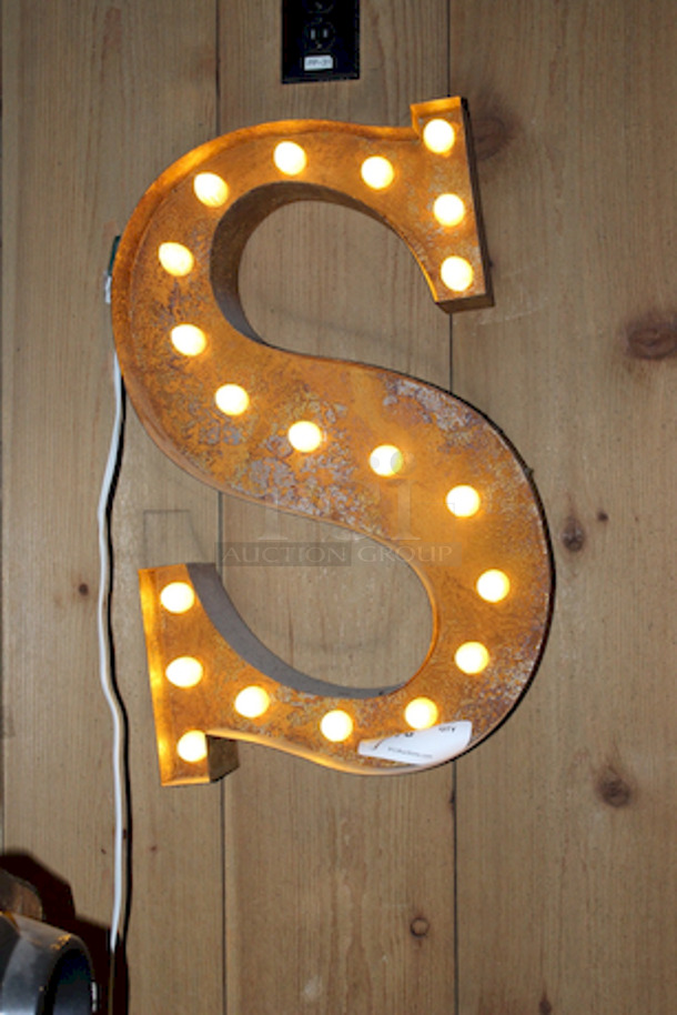Illuminated Letter "S".
18x4x24 - Image 1 of 2
